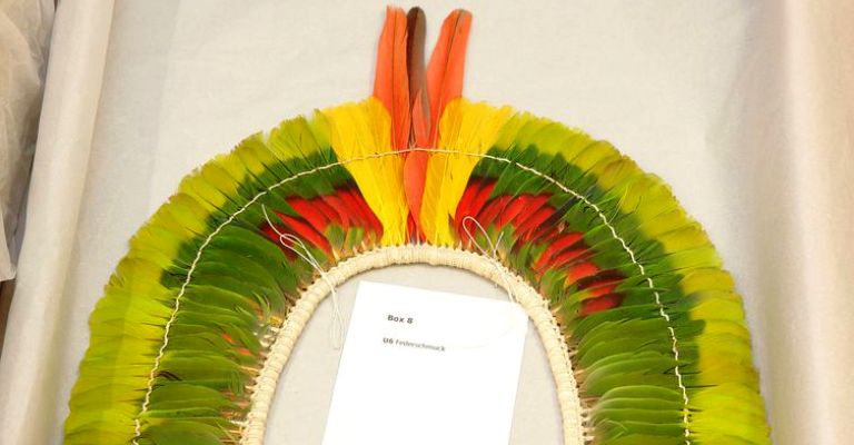 Museu Nacional recebe doações de peças indígenas de instituição da Áustria