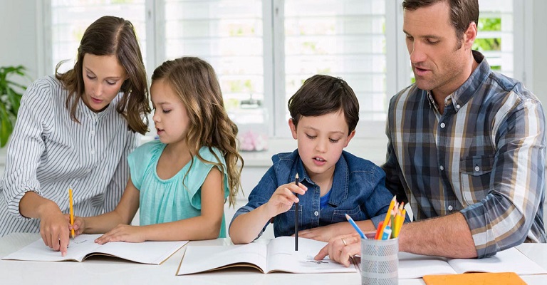 Como estudar em casa com as crianças?