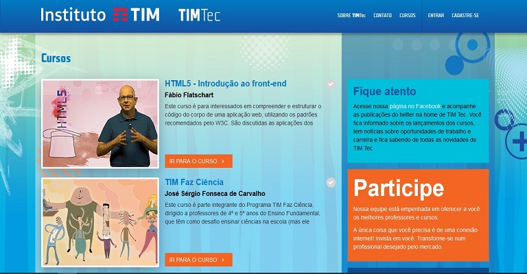 Instituto TIM auxilia capacitação de professores para ensino a distância