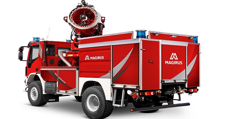 Magirus lança caminhão de bombeiros com nova tecnologia de névoa