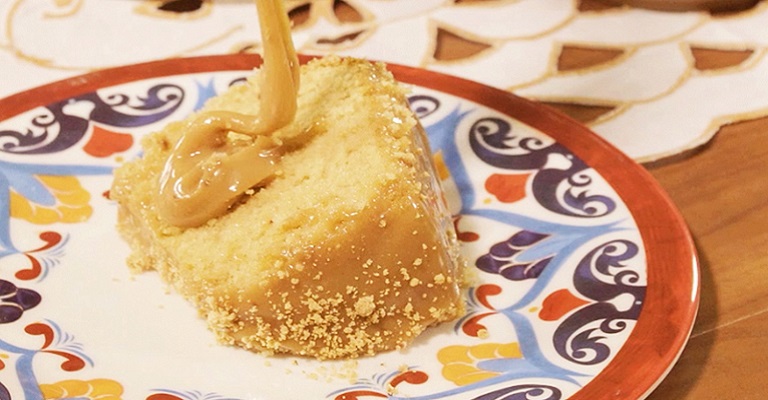 Uma receita simples e saborosa: bolo de paçoca de amendoim