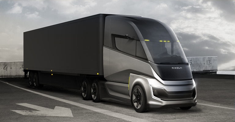 Novos modelos de caminhões Nikola movidos a célula de combustível