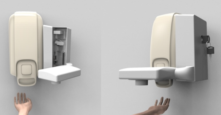 Startup cria higienizador de mãos com leitura biométrica para uso em hospitais