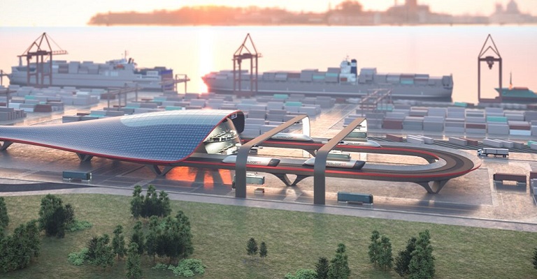 Empresa lança projeto de transporte de carga em alta velocidade para portos