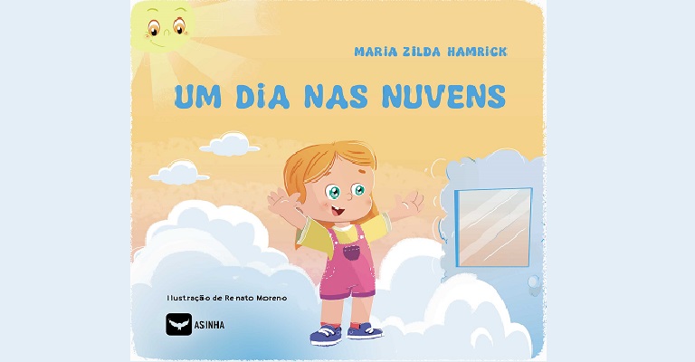 Novo livro convida crianças a passarem um dia nas nuvens